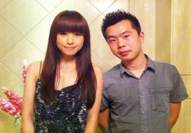 广州糖果派对与明星合影